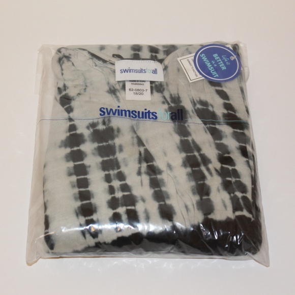 SWIMSUITS FOR ALL HARLOW TYE DYE JUMPSUIT COVERUP - Picture 4 of 5